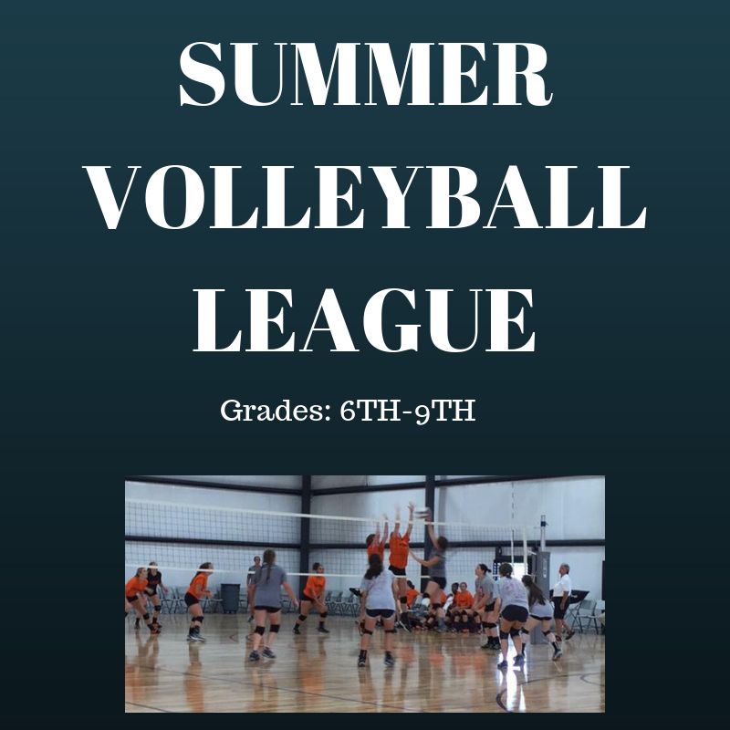 Summer Volleyball League (Grades 6th-9th) | Calendar | Champions Sports ...